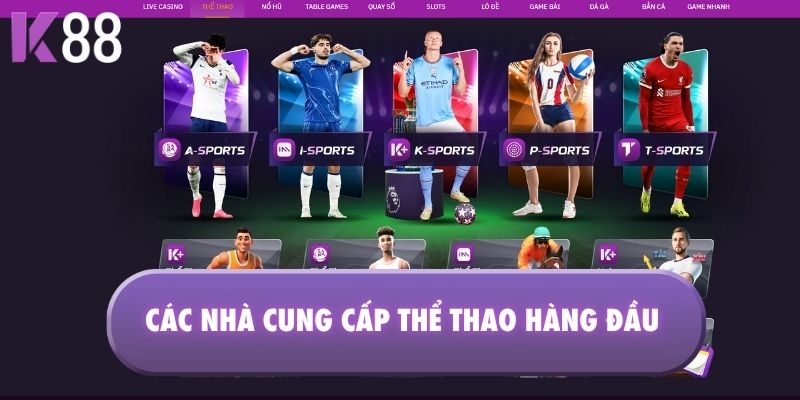 Các nhà cung cấp thể thao hàng đầu