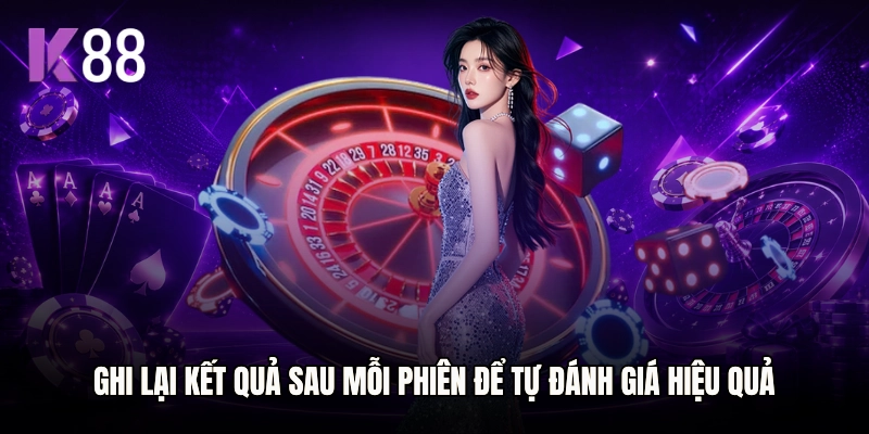 Ghi lại kết quả sau mỗi phiên để tự đánh giá hiệu quả của việc tham gia 